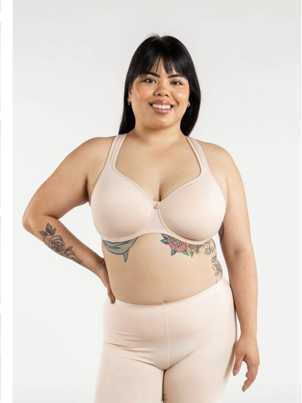 NWT Understance Symmetry FlexWire Lightly Padded Demi Bra in Champagne